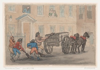 Carro de basurero, 1788 de Thomas Rowlandson