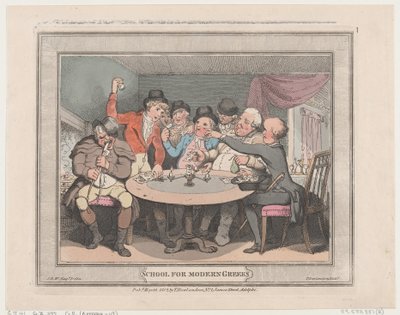Escuela para Griegos Modernos, 10 de mayo de 1802 de Thomas Rowlandson