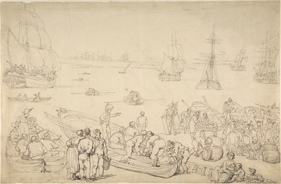 Puerto marítimo de Thomas Rowlandson