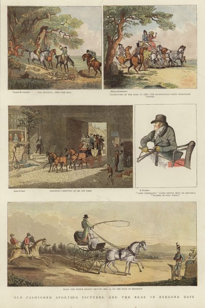 Serie de ilustraciones ecuestres de Thomas Rowlandson