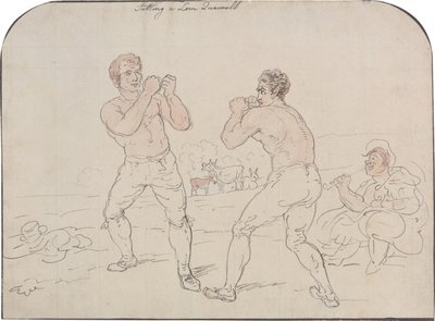 Cómo resolver una discusión de pareja de Thomas Rowlandson