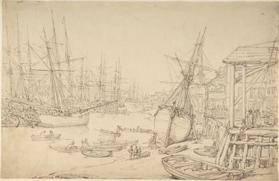 Astillero, Greenwich de Thomas Rowlandson
