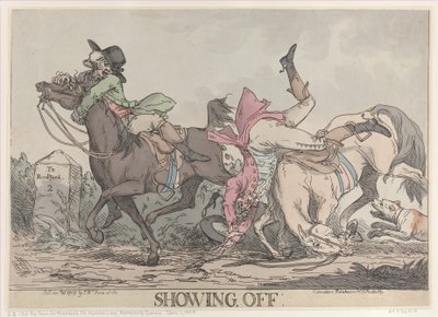 Presumiendo, 25 de marzo de 1787 de Thomas Rowlandson