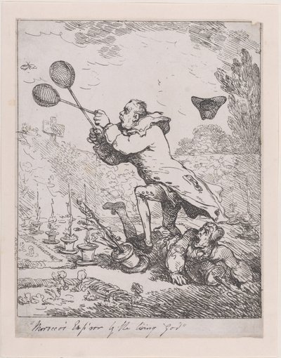 Sir Joseph Banks y el Emperador de Marruecos de Thomas Rowlandson