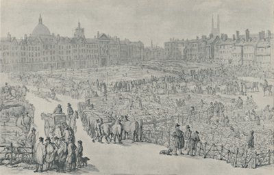 Mercado de Smithfield, 1810, 1920 de Thomas Rowlandson