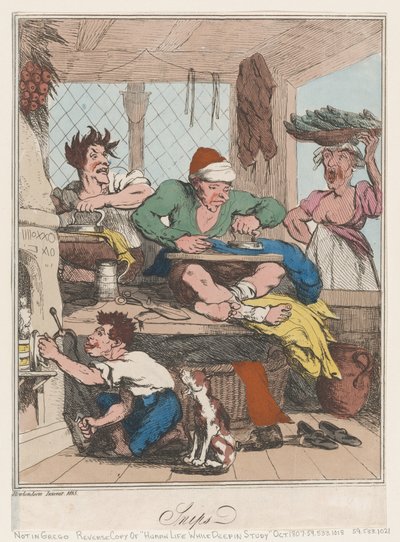 Tijeras de Thomas Rowlandson