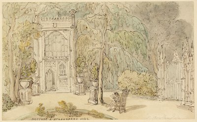Soledad en Strawberry Hill de Thomas Rowlandson