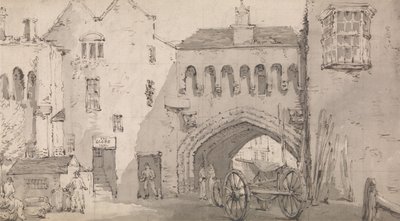 Southampton, el Watergate y el Globe Inn de Thomas Rowlandson