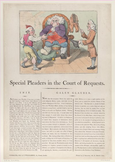 Abogados especiales en el Tribunal de Solicitudes, 28 de mayo de 1802 de Thomas Rowlandson