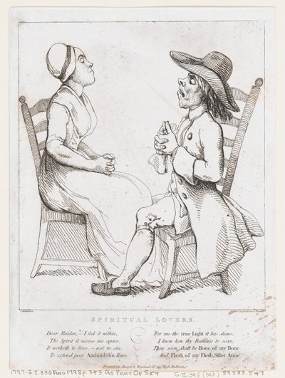 Amantes espirituales, 2 de enero de 1797 de Thomas Rowlandson