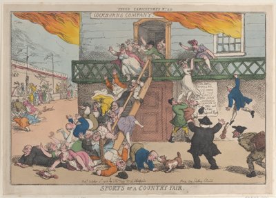 Deportes de una feria rural, 5 de octubre de 1810 de Thomas Rowlandson