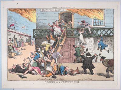 Deportes de una Feria Campestre, 5 de octubre de 1810 de Thomas Rowlandson