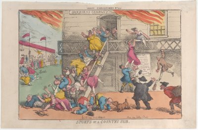 Deportes de una feria rural, 5 de octubre de 1810 de Thomas Rowlandson