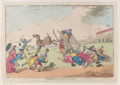 Deportes de una feria campestre, Parte la Primera, 5 de octubre de 1810 de Thomas Rowlandson