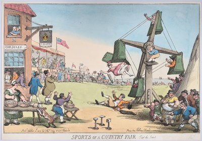 Deportes de una feria rural, Parte Segunda, 5 de octubre de 1810 de Thomas Rowlandson