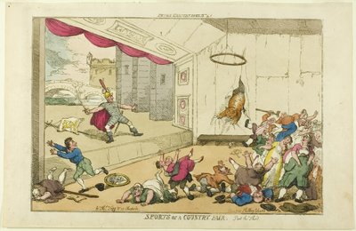 Deportes de una Feria Campestre. Tercera parte de Thomas Rowlandson