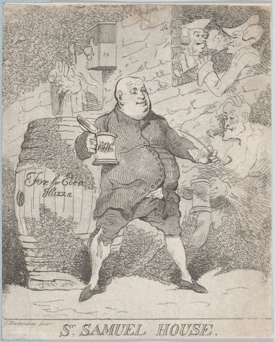 Sr. Samuel House, [1780] reeditado 1786-91 de Thomas Rowlandson