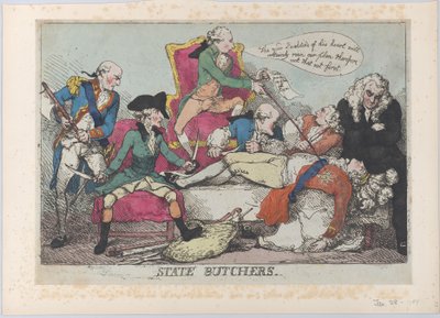 Carniceros del Estado, 28 de enero de 1789 de Thomas Rowlandson