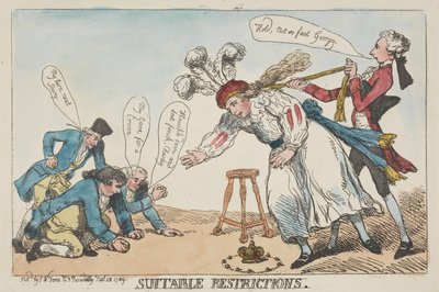 Restricciones adecuadas de Thomas Rowlandson