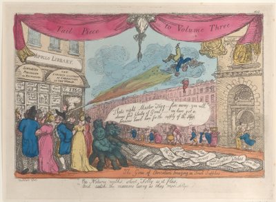 Cola al volumen tres: El genio de la caricatura trayendo nuevos suministros, 1808-21 de Thomas Rowlandson