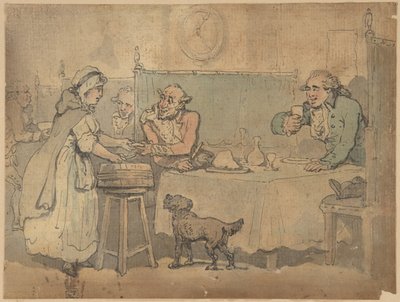 Escena en una taberna de Thomas Rowlandson