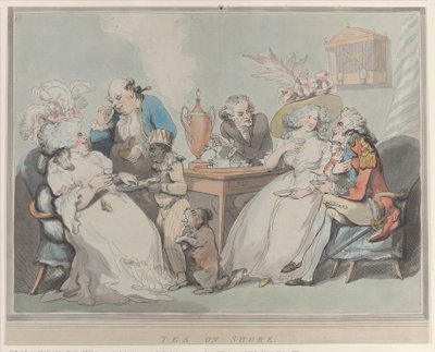 Té en la Orilla, 1785-94 de Thomas Rowlandson