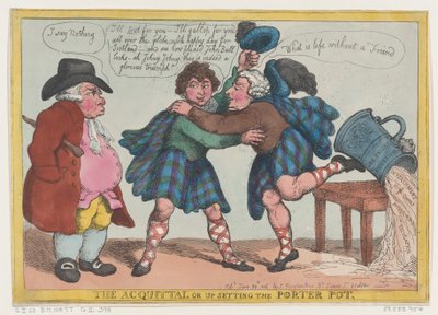 La absolución, o volcando la olla del portero, 20 de junio de 1806 de Thomas Rowlandson