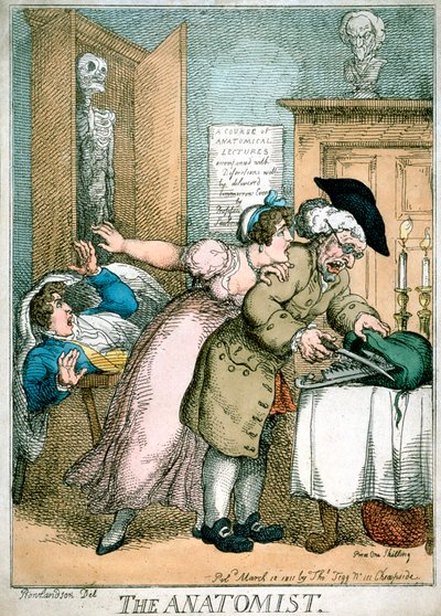 El Anatomista, 1811 de Thomas Rowlandson