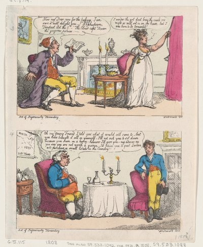 El arte de atormentar ingeniosamente, 1808 de Thomas Rowlandson