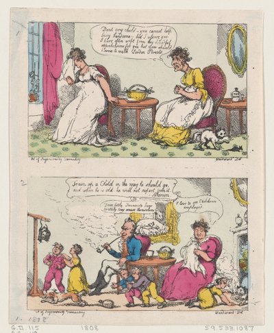 El arte de atormentar ingeniosamente, 1808 de Thomas Rowlandson