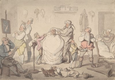 La barbería de Thomas Rowlandson