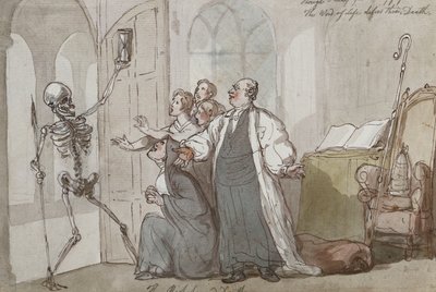 El obispo y la muerte de Thomas Rowlandson