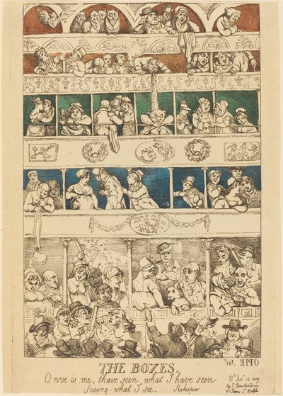 Las cajas de Thomas Rowlandson