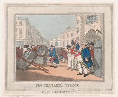 El terror de los silleros, 18 de julio de 1792 de Thomas Rowlandson