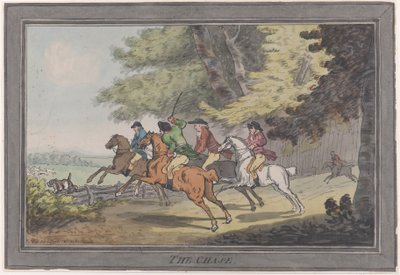 La caza de Thomas Rowlandson