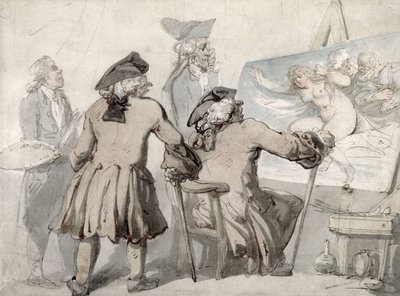 Los conocedores, c.1790 de Thomas Rowlandson