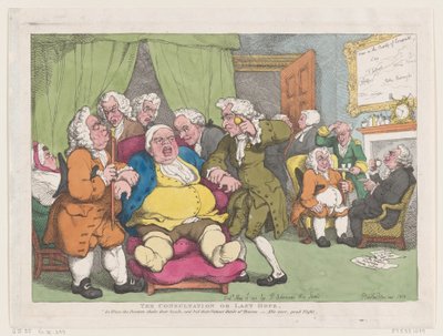 La Consulta, o Última Esperanza, 30 de junio de 1808 de Thomas Rowlandson
