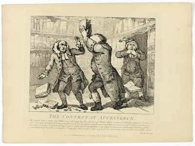 El Concurso de Auckinleck, del Tour de las Hébridas de Boswell de Thomas Rowlandson