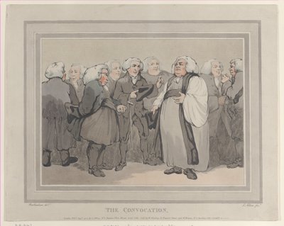 La convocatoria de Thomas Rowlandson