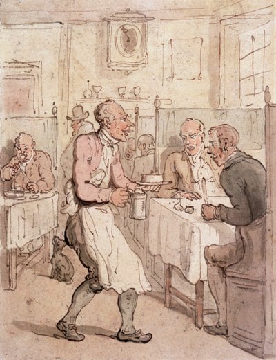 La tienda de comidas de Thomas Rowlandson