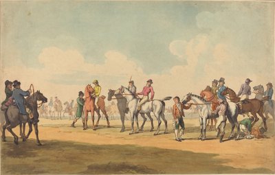 El curso, probablemente 1789 de Thomas Rowlandson