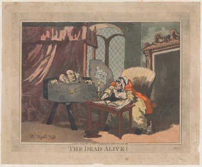 ¡El muerto vivo!, julio de 1795 de Thomas Rowlandson