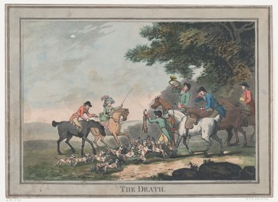 La muerte, 1 de febrero de 1789 de Thomas Rowlandson