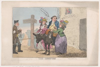 La partida, 29 de abril de 1784 de Thomas Rowlandson