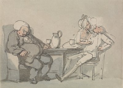 El médico lo superó de Thomas Rowlandson