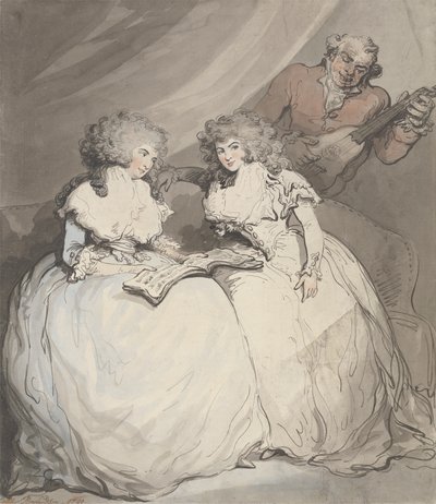 La duquesa de Devonshire y la condesa de Bessborough de Thomas Rowlandson