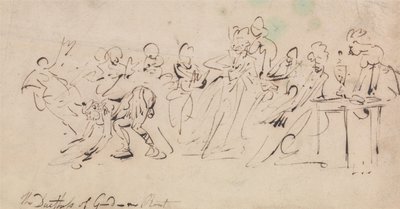 La derrota de la duquesa de Gordon de Thomas Rowlandson