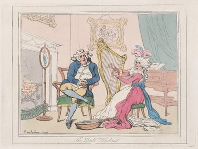 El marido aburrido, 1789 de Thomas Rowlandson