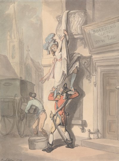 El éxodo de Thomas Rowlandson
