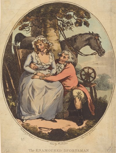 El deportista enamorado de Thomas Rowlandson